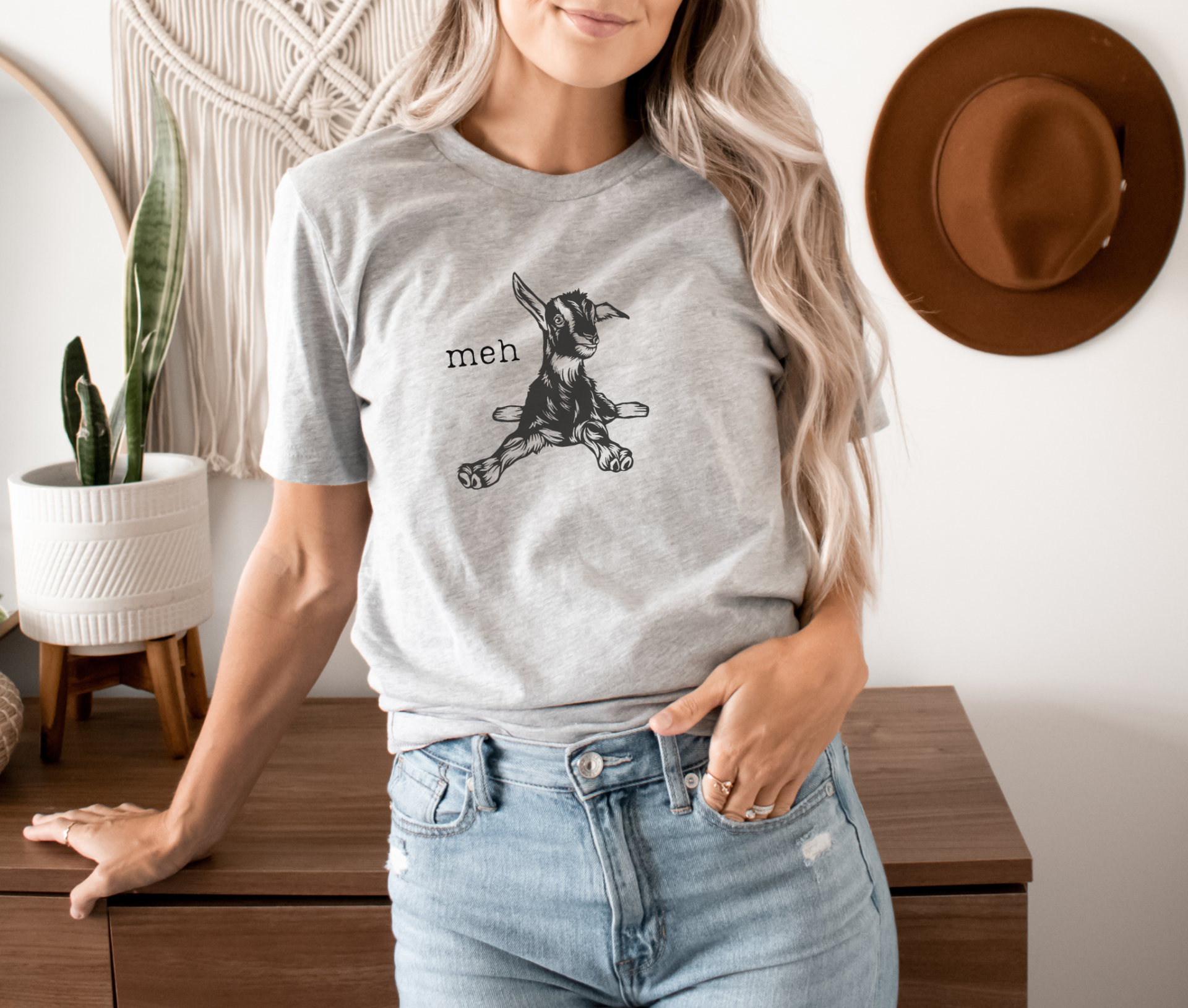 Cute Meh Goat Shirt - Image 2