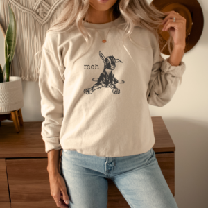 meh goat sweatshirt