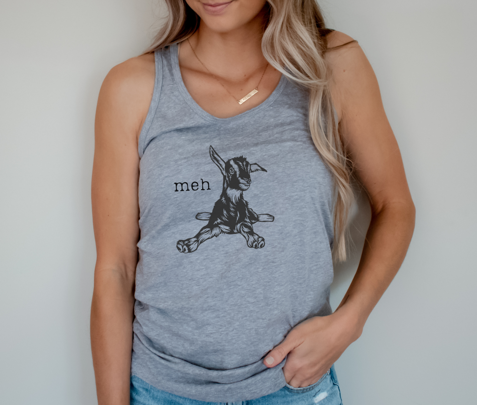 Meh Goat Tank Top
